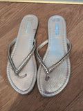 Primark UK 5 Silver Sandals Flip Flop