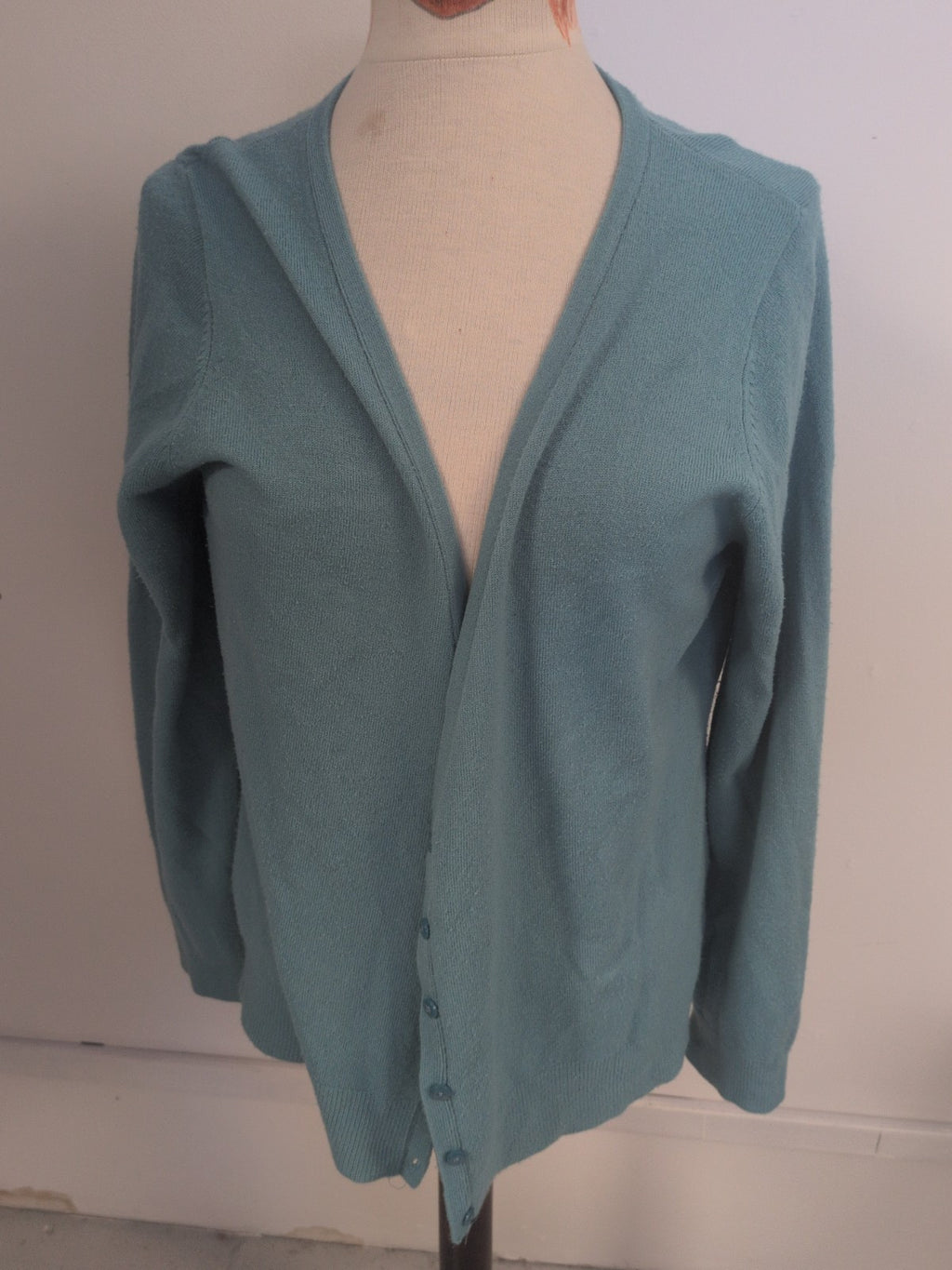 Tu 20 Aqua Turquoise Buttoned Cardigan