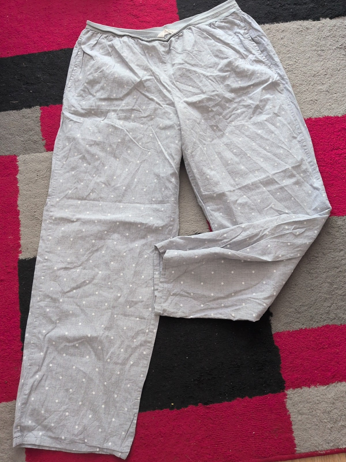 Body 14 Grey With White Spots Pyjama Bottoms