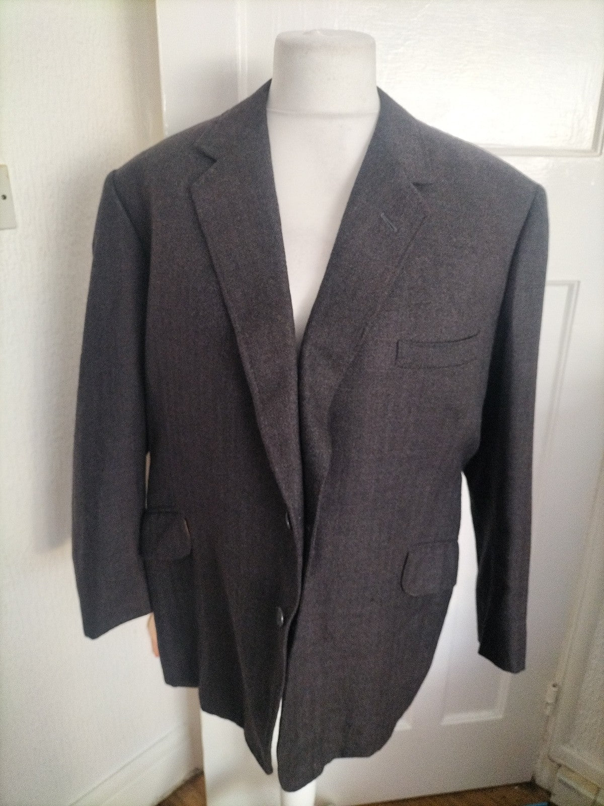 Mens Size XL Dark Grey Fleck Lined Blazer