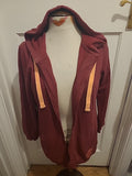 Ladies John Banner Size Small Purple Long Sleeved Zip Through