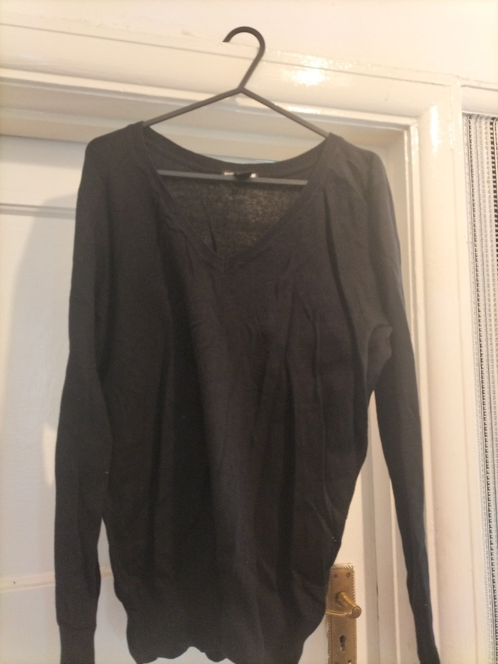 Ladies Basic H&M Black Jumper Size Small