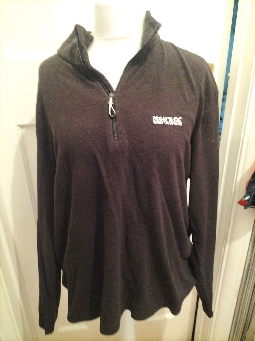Mens Regatta Size 2XL Black Long Sleeved Pullover Jumper