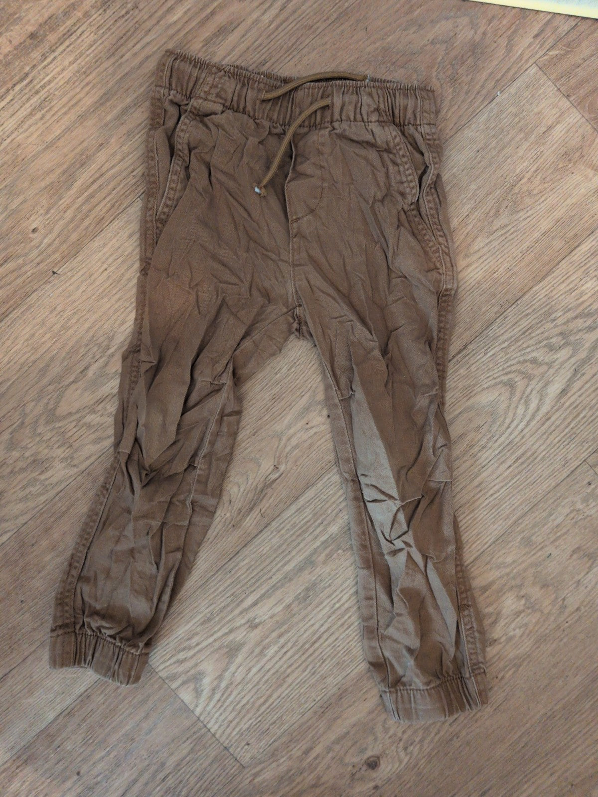 H&M 2-3 Year Chino Jogger Brown