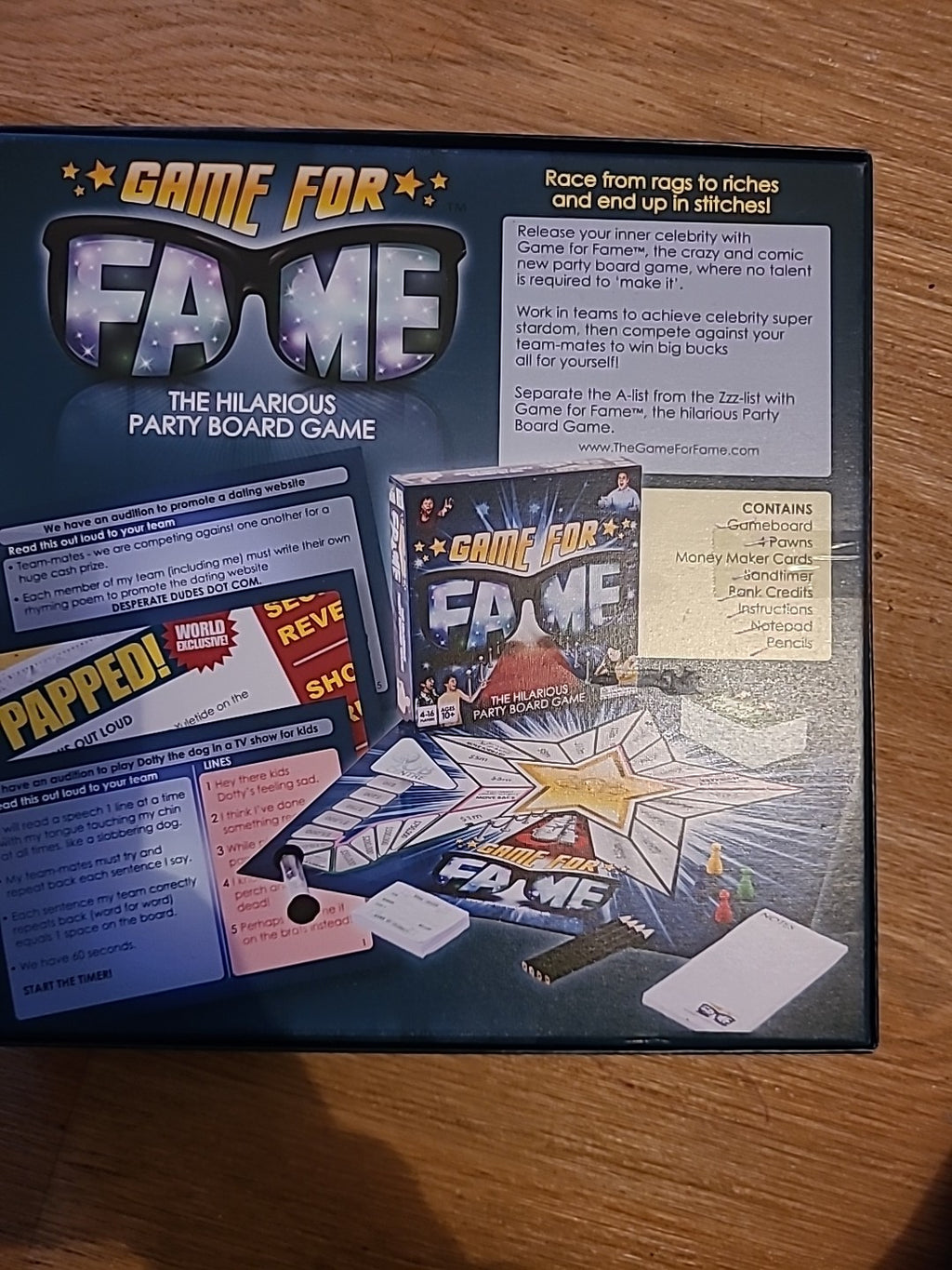 Game for Fame Board Game Complete Excellent Condition