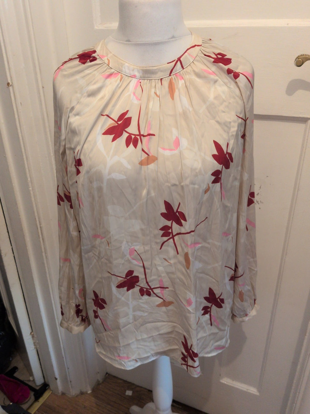 M&S Collection 18 Multicoloured Long Sleeve Blouse