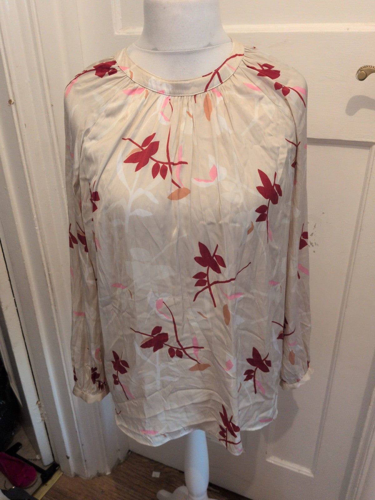 M&S Collection 18 Multicoloured Long Sleeve Blouse