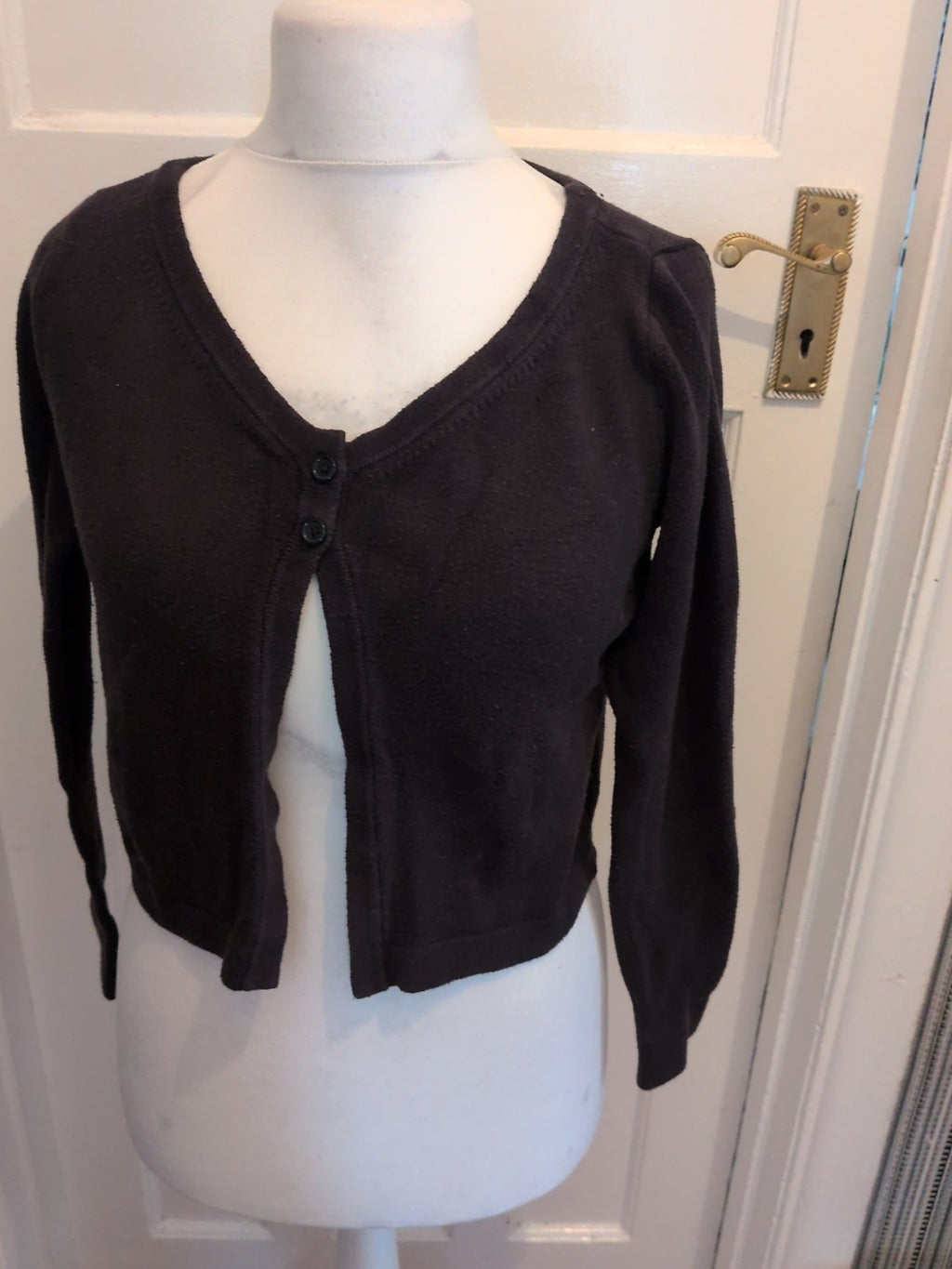 Social Tourist Medium Black Cardigan