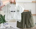 Brand New Torbayclothingco Boys 1-2 Years 80cm Green And White 2 Piece Set
