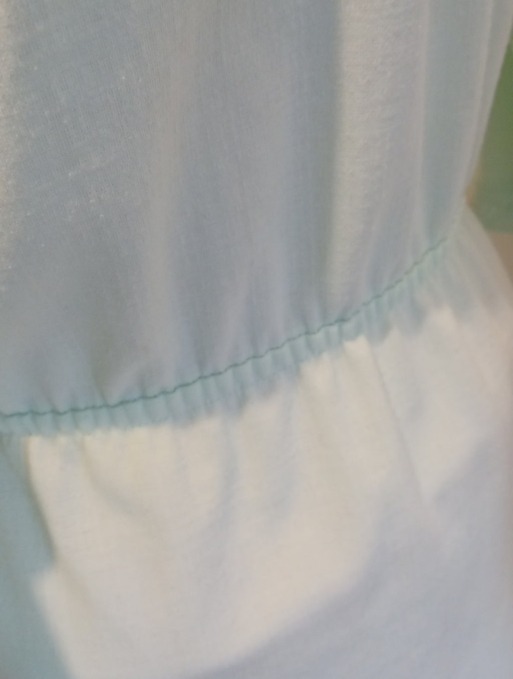 Ladies St Michael Vintage Size 16 Pale Mint Long Sleeved Dressing Gown