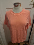 Ladies Papaya Size Medium Coral Short Sleeved Tshirt