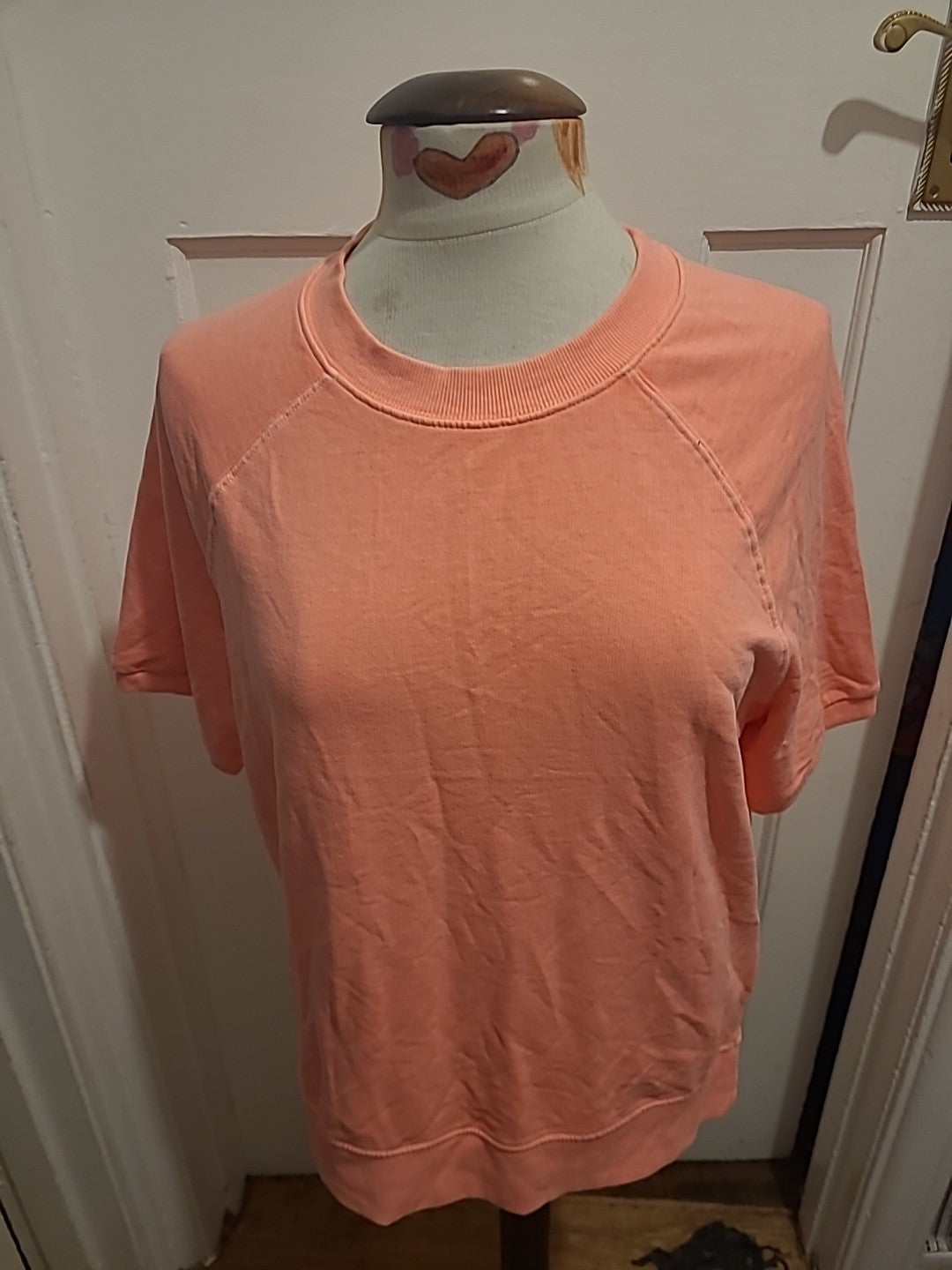 Ladies Papaya Size Medium Coral Short Sleeved Tshirt