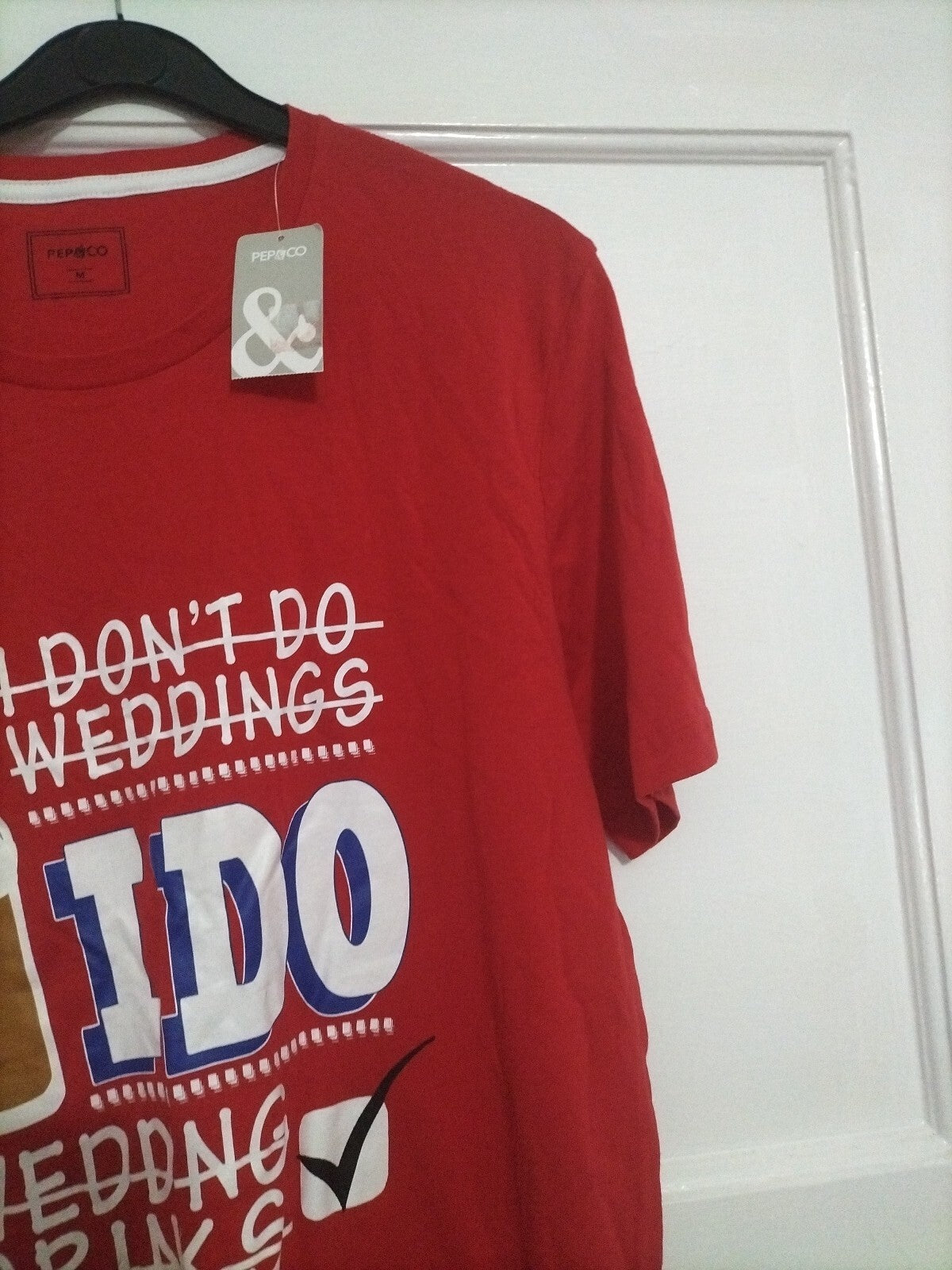 Mens Pep&co Size Medium Red T Shirt
