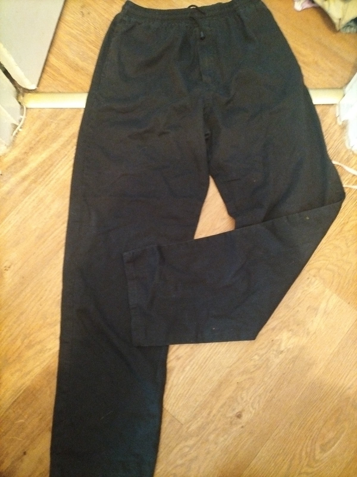 Russums Medium Regular Black Jogger Elasticated