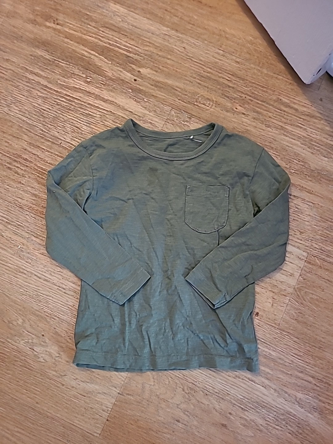 Boys George 4-5 Years Khaki Long Sleeved Tshirt
