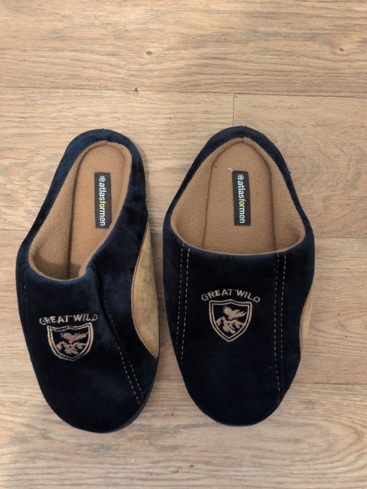 Atlas For Men EU 40 Navy Slippers