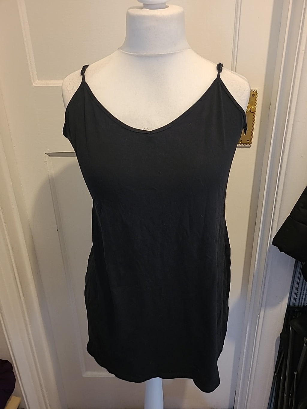 Ladies Primark Size 18-20 Black Sleeveless Cami