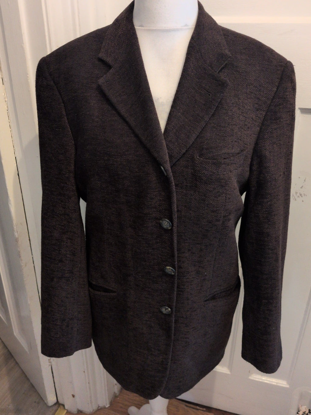 Gashgais Large Dark Brown Suit Jacket
