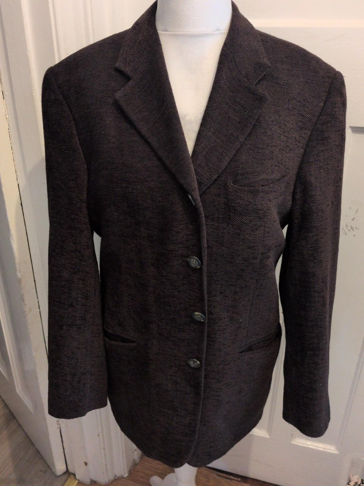 Gashgais Large Dark Brown Suit Jacket