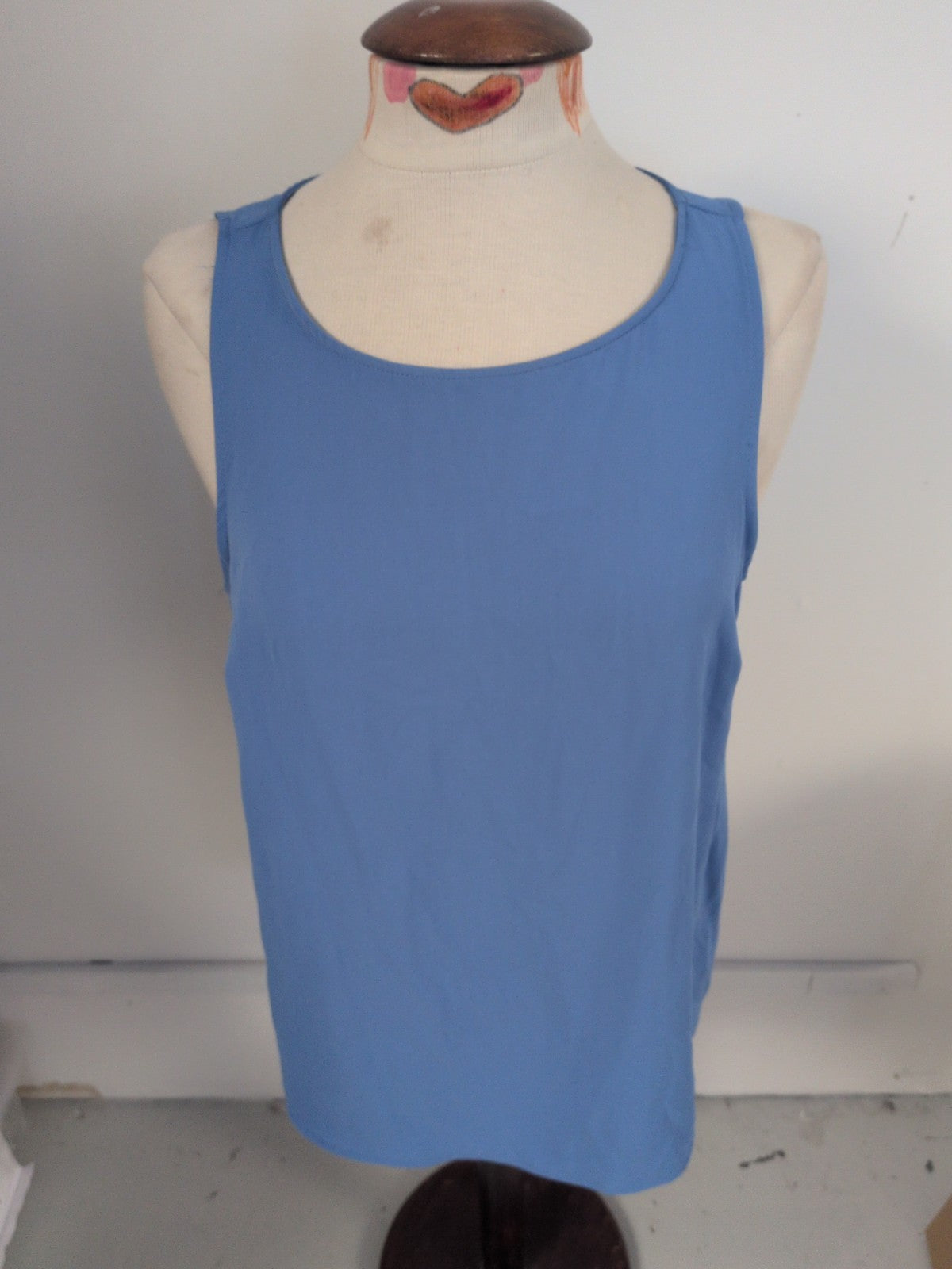Primark 16 Blue Sleeveless Blouse