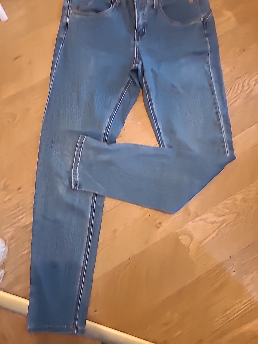 Mens Cream Size 32x30 Soft Denim Jeans