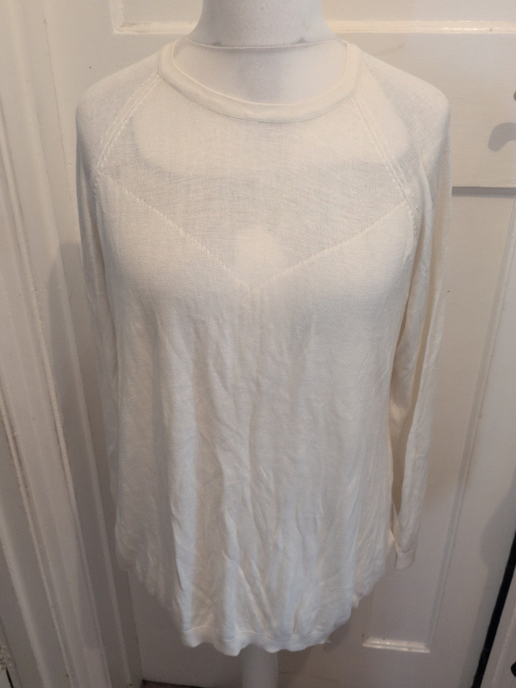 Definitions 20 Winter White Long Sleeve Pullover Jumper