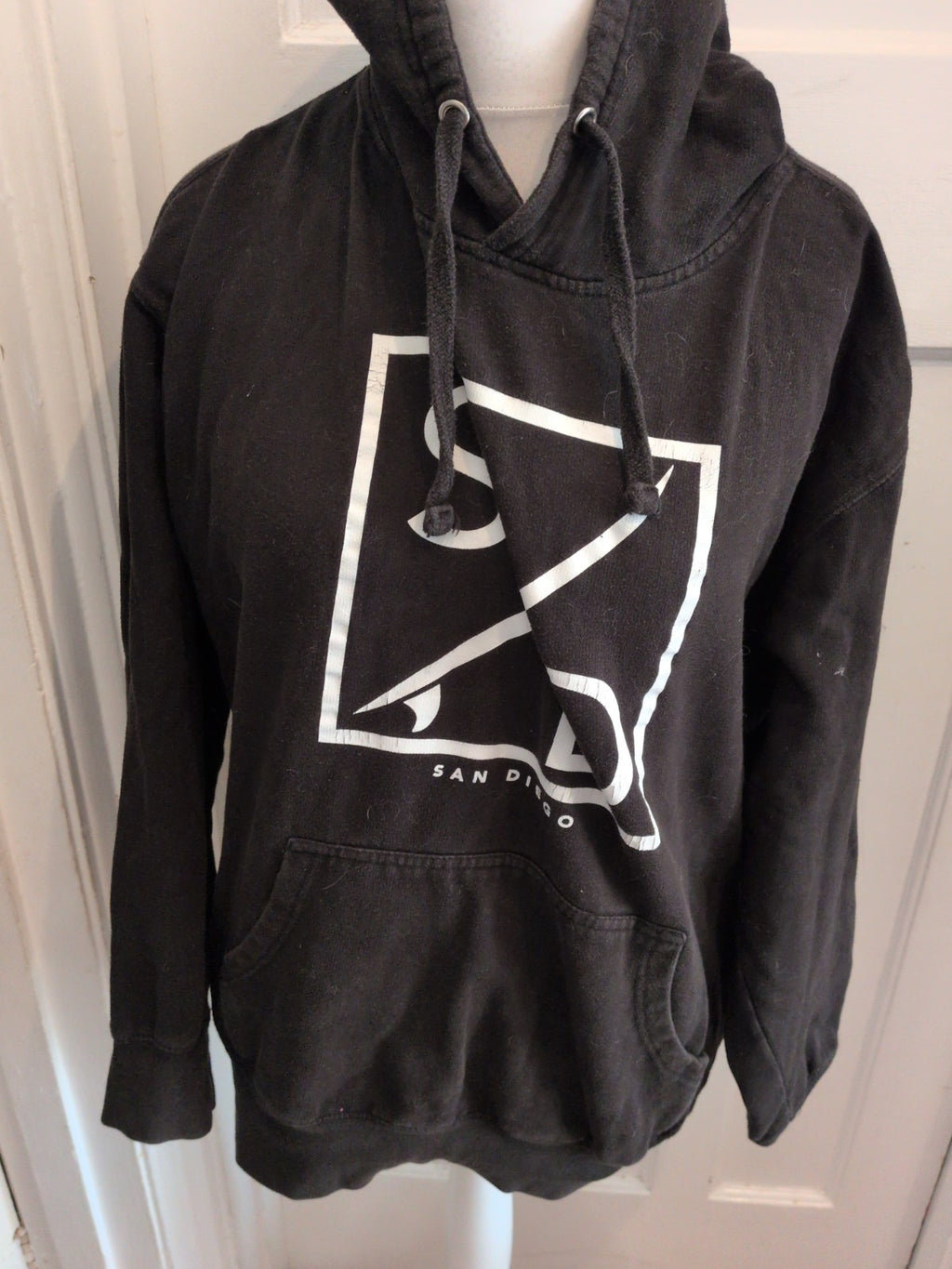 Large Black San Diego Pullover Hoodie