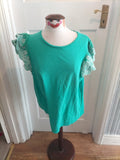 Ladies George Size 18 Green Short Sleeved Tshirt
