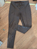 16 Brown Pleather Trousers