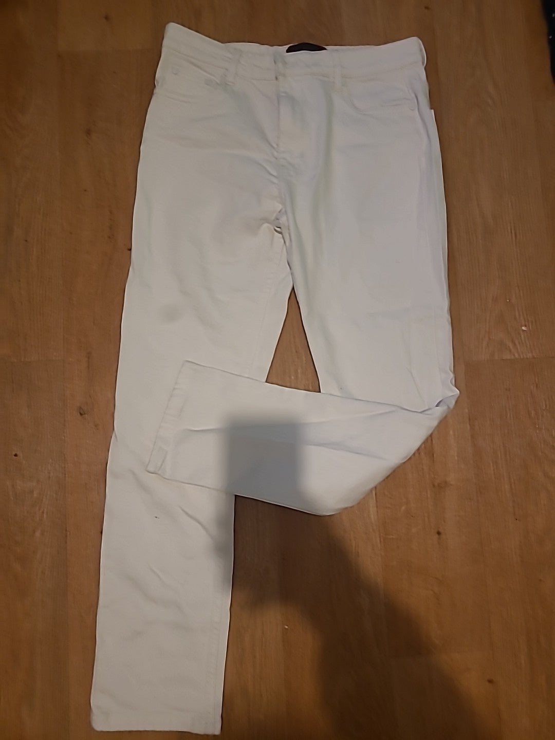 Mens G-72 Denim Size 32s White Straight Jeans