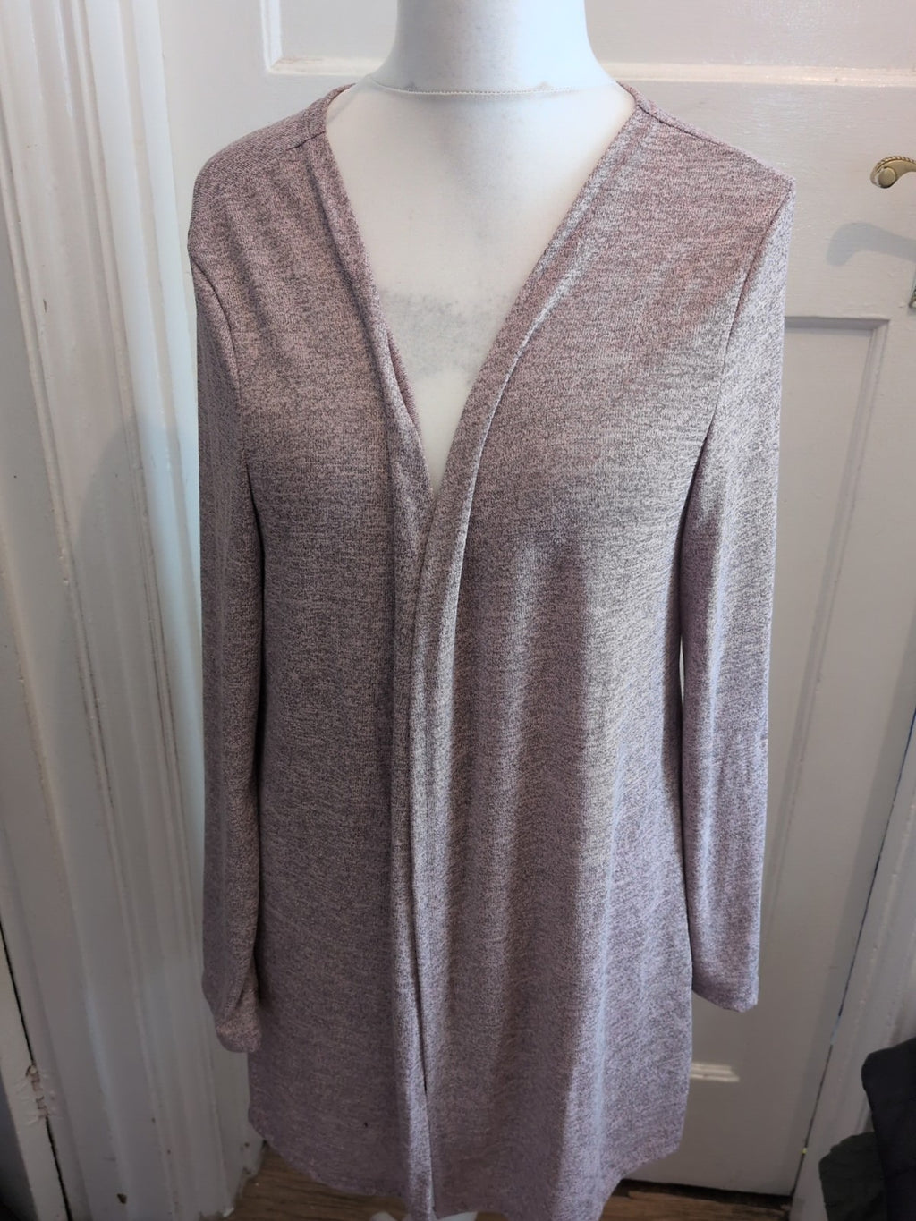Large Blush Pink Fleck Open Blouse