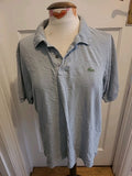 Mens Lacoste Size Small Grey Short Sleeved Polo
