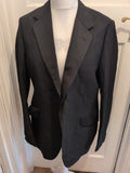Moss Bro Tailored Fit Black Suit Jacket Large
