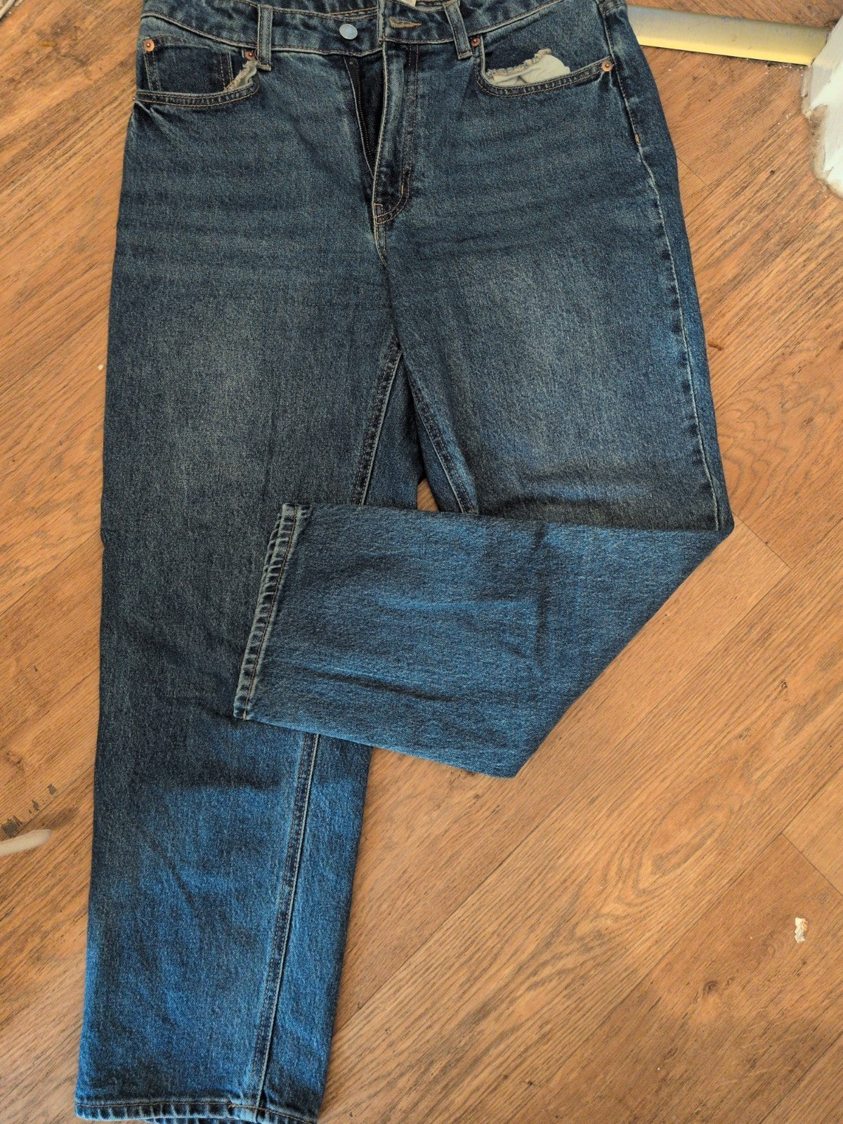 Ladies H&M Size 14 Straight Blue Jeans
