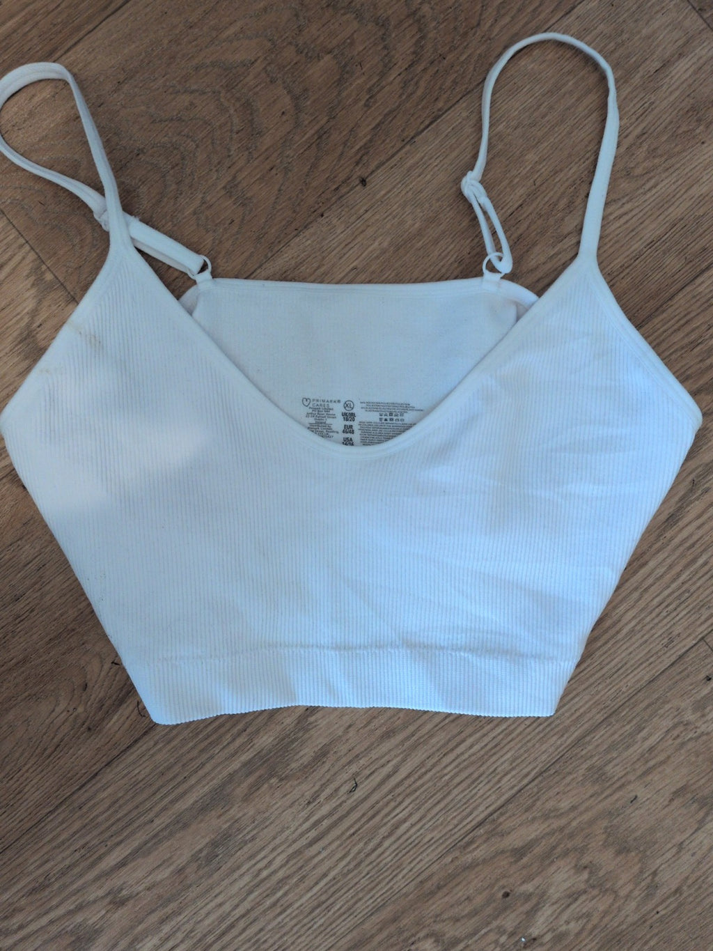 Primark 18-20 White Bralette