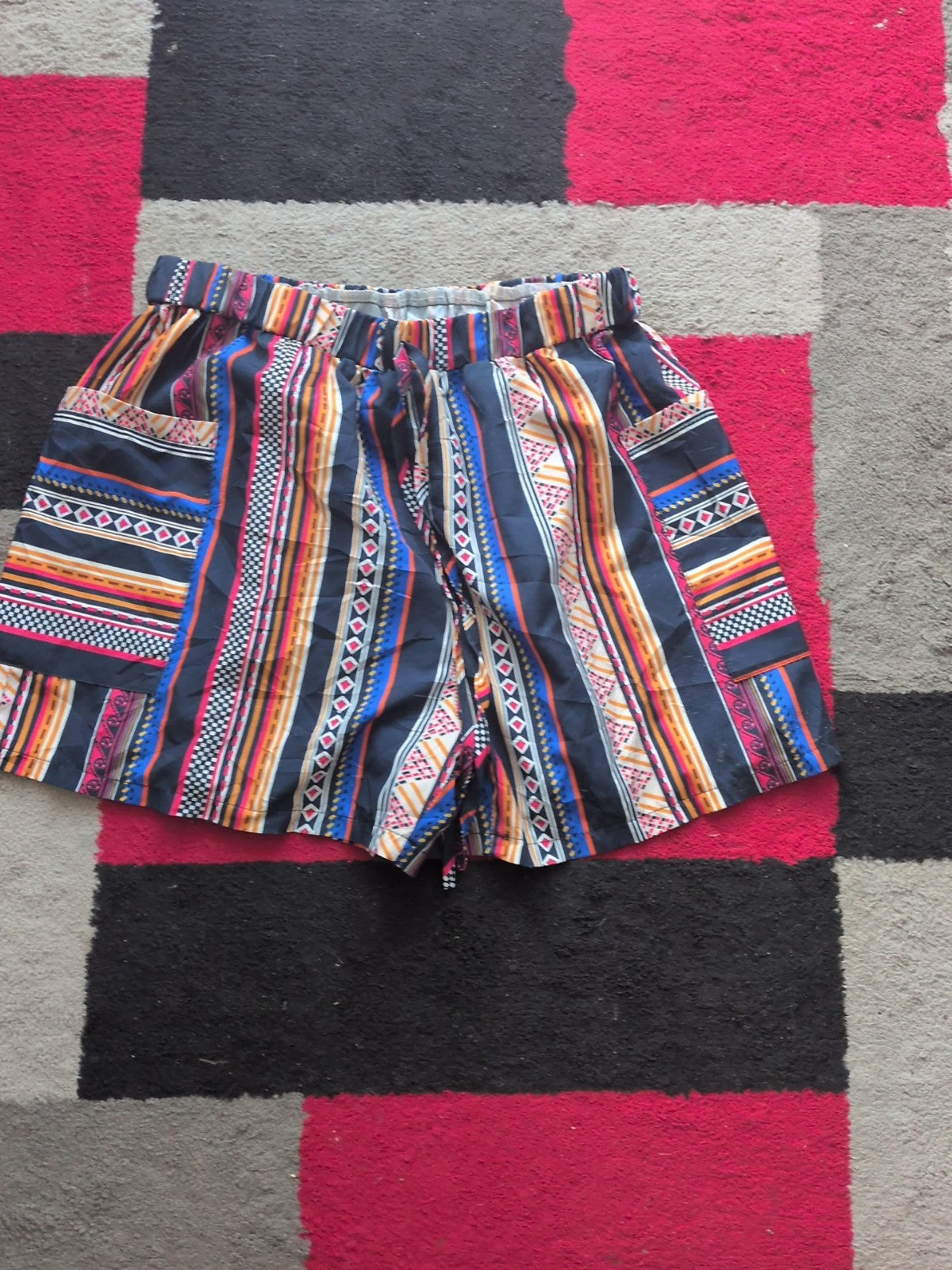 XL Multicoloured Lightweight Shorts