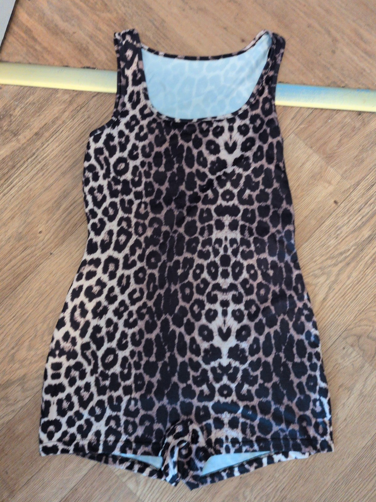 Medium Leopard Print Sleeveless Playsuit