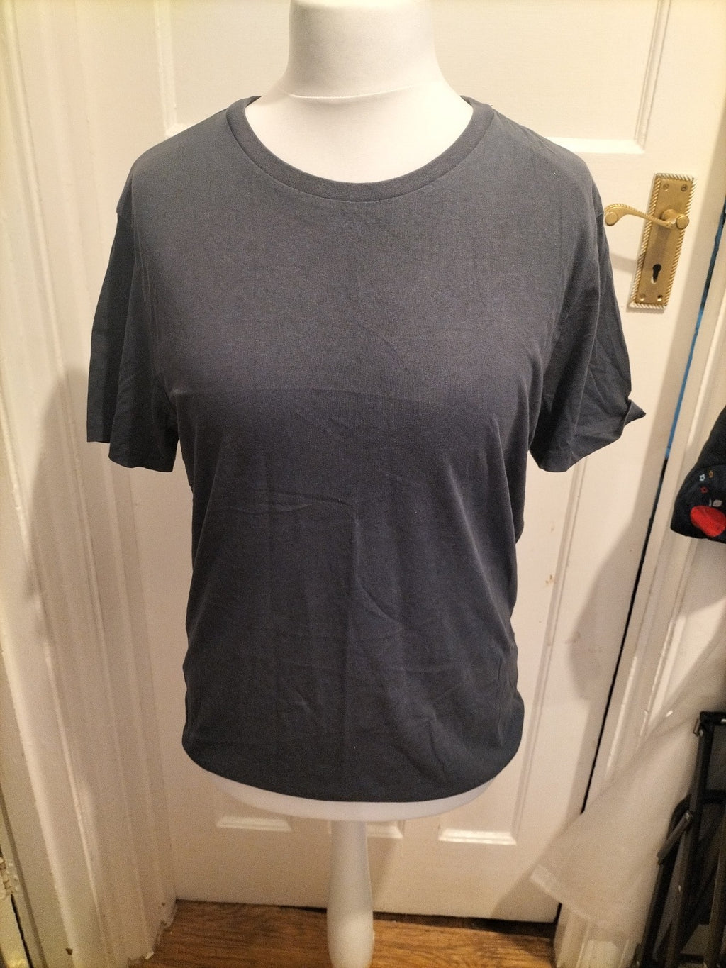 Mens George Size M Charcoal Short Sleeved Tshirt