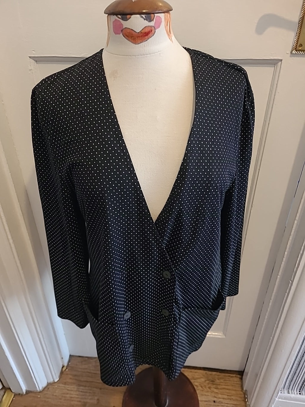 Ladies Woolworths Size 14 Polkadot Cardigan/Blazer