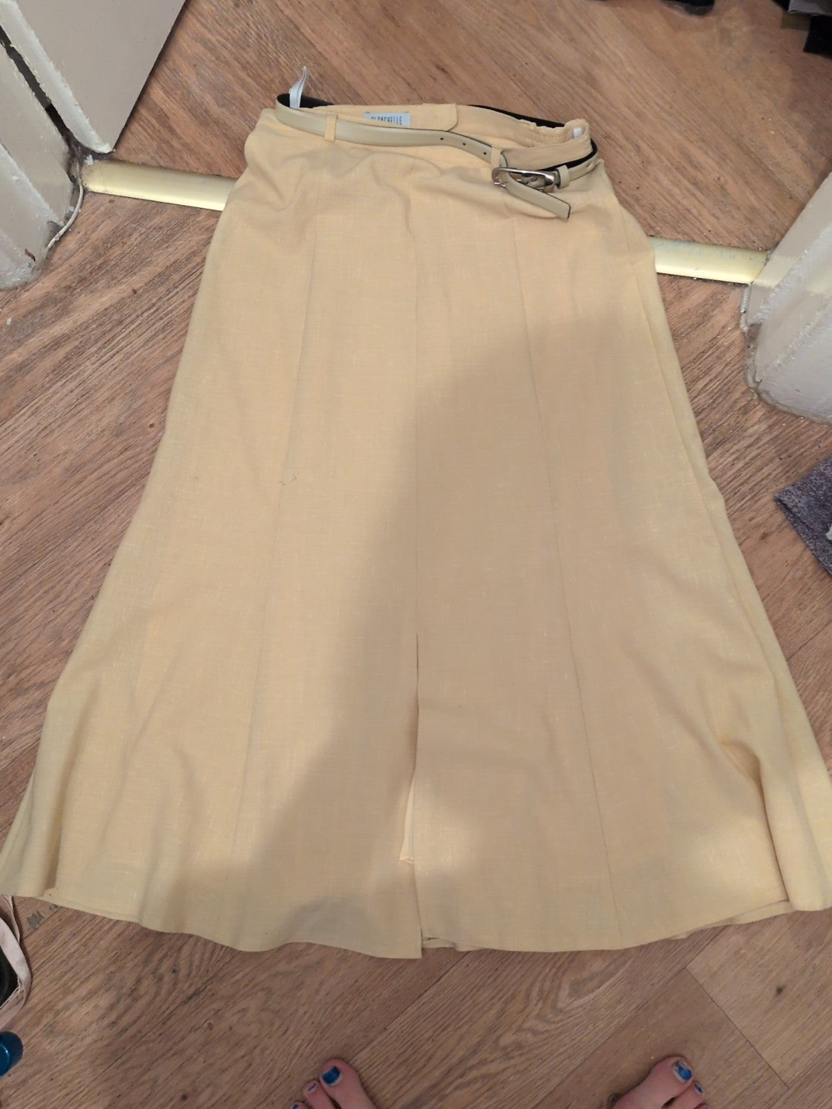 Blanchelle 12 Yellow Long Length Skirt Flare