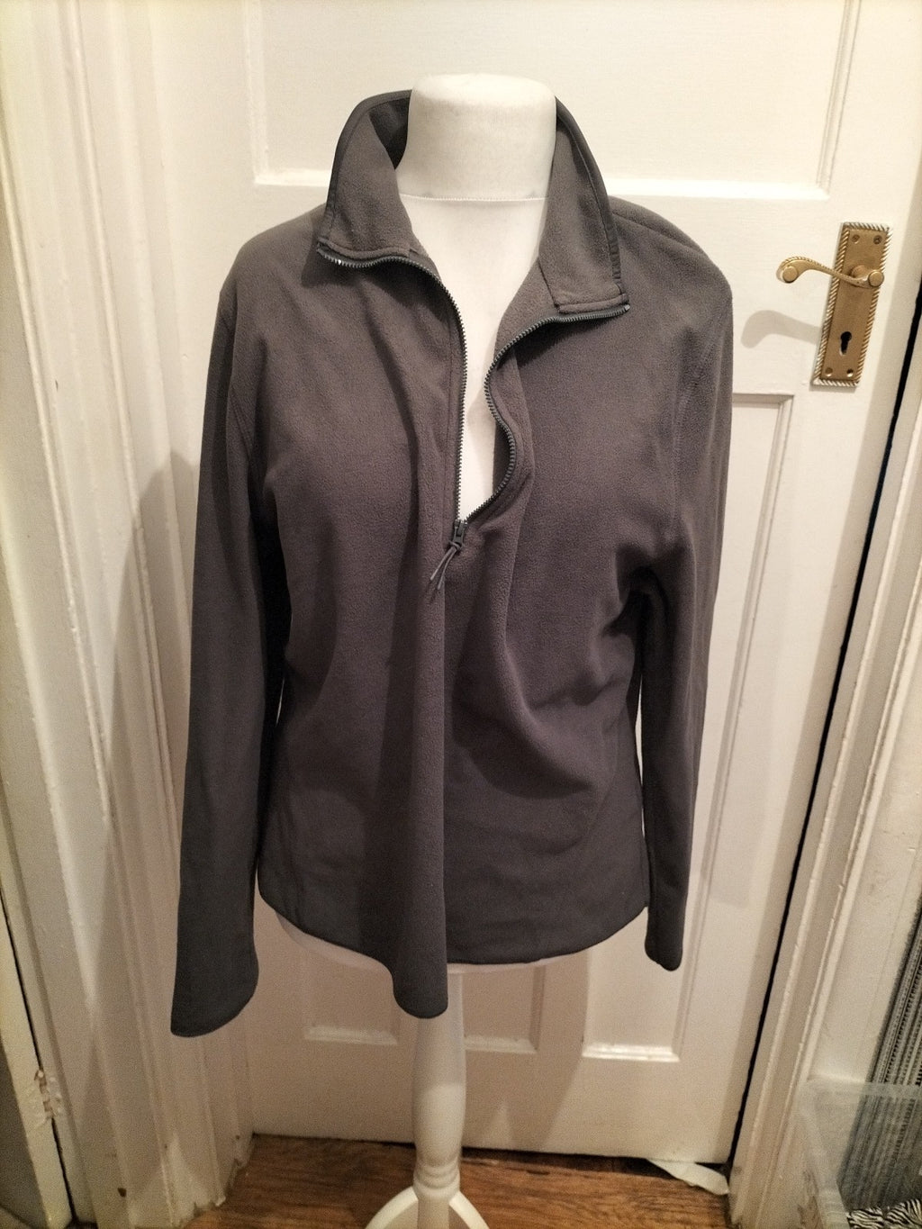 Primark 18/20 Grey Semi Zip Pullover Jumper