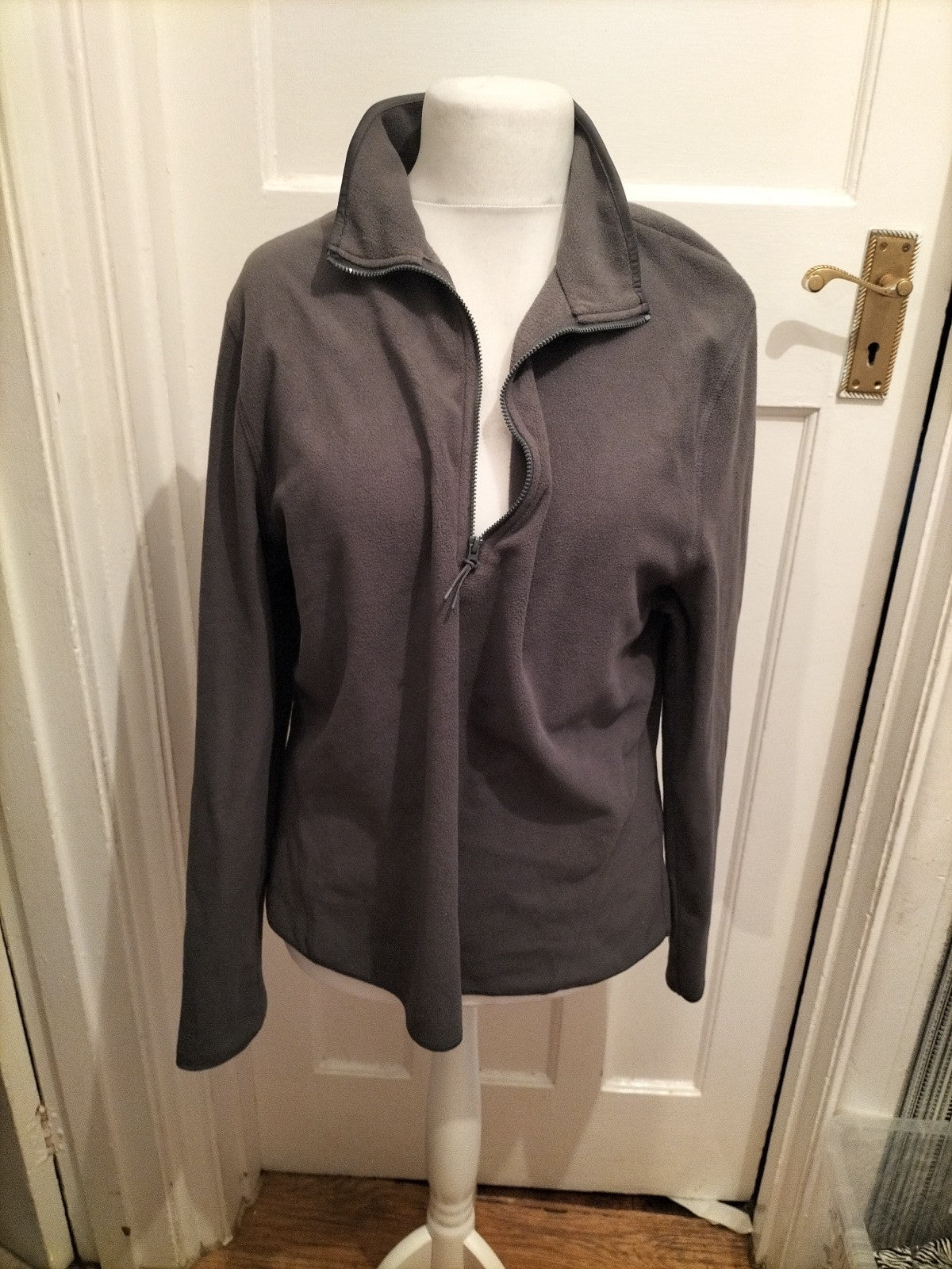Primark 18/20 Grey Semi Zip Pullover Jumper