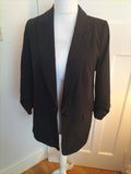Brand New Ladies Et Vous Matalan Size 12 Black Blazer Padded And Lined