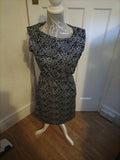 Ladies Mela Loves London Size 8 Black/white Dress
