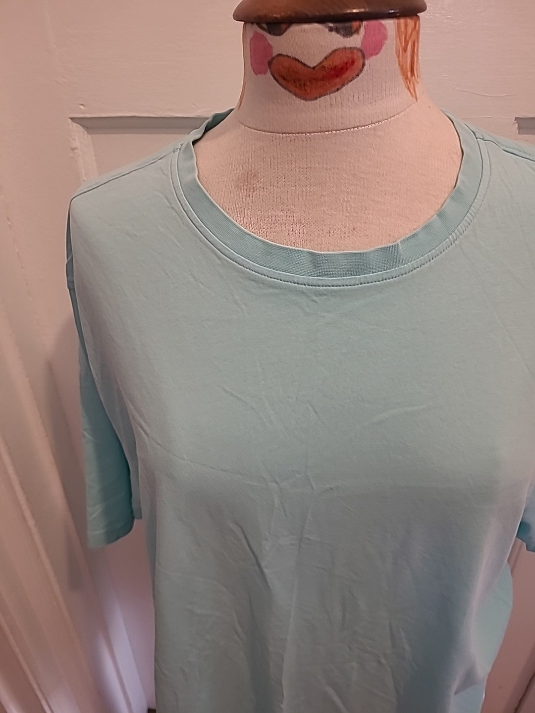 Mens Marks And Spencer Size 2xl Turquoise Short Sleeved Tshirt