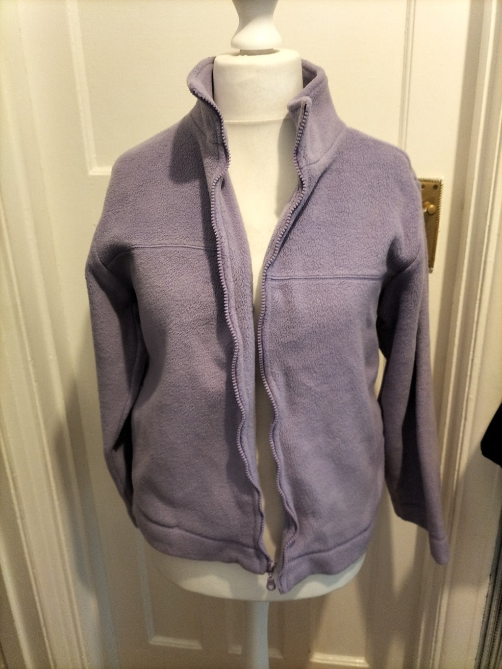 Ladies Active Size 14-16 Purple Zipped Jacket