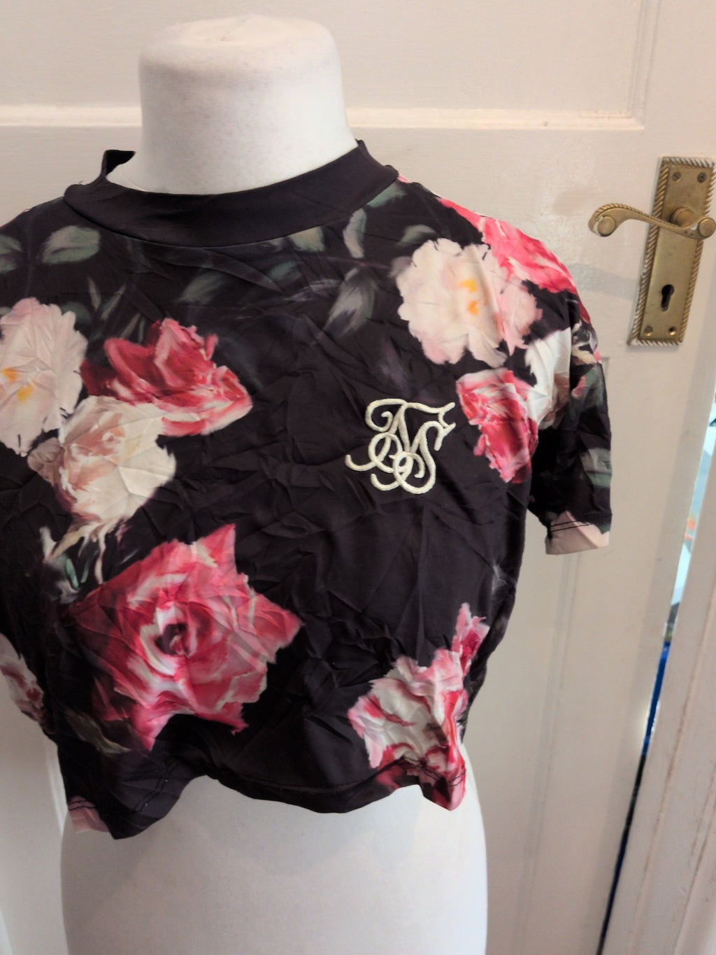 Siksilk Small Floral T-shirt Short Sleeve Ladies