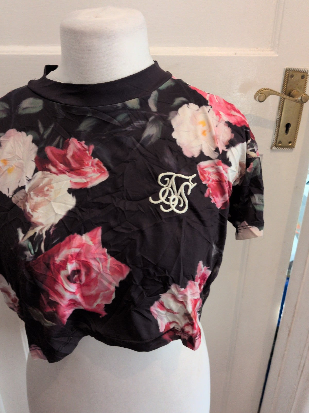 Siksilk Small Floral T-shirt Short Sleeve Ladies