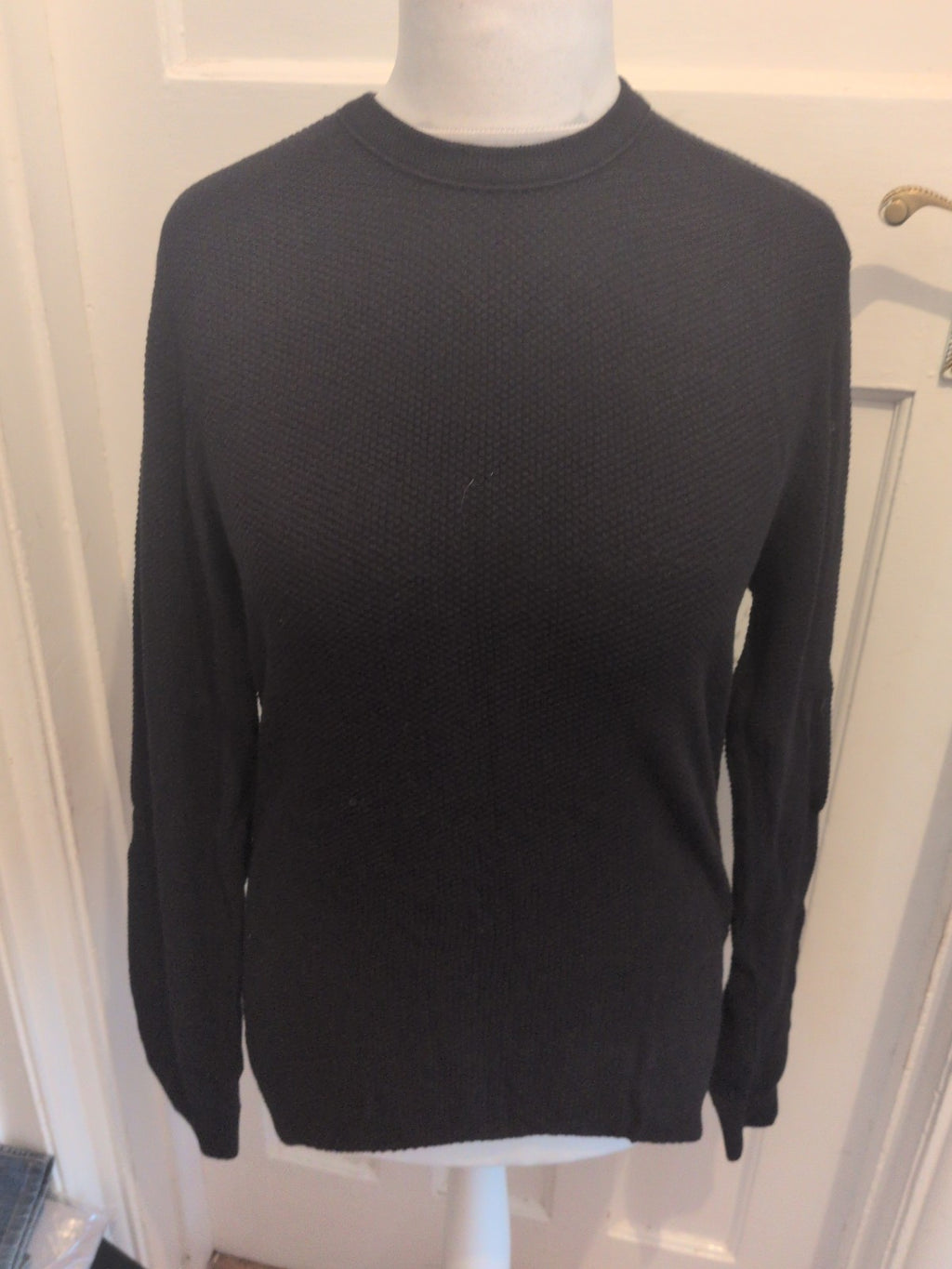 Jack Jones Small Black Long Sleeve Pullover Jumper