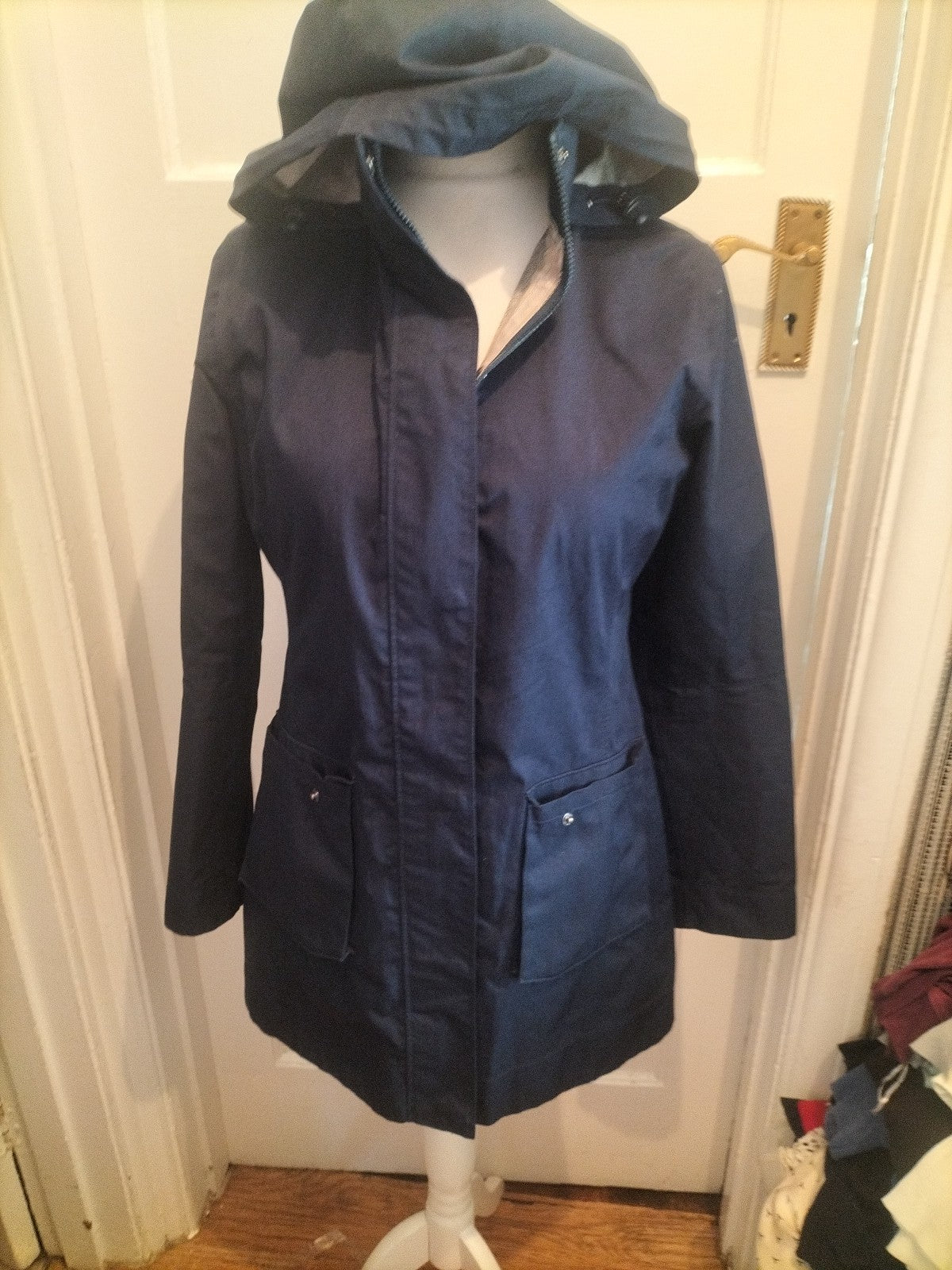 Ladies Mondetta Size M Navy Collared Jacket